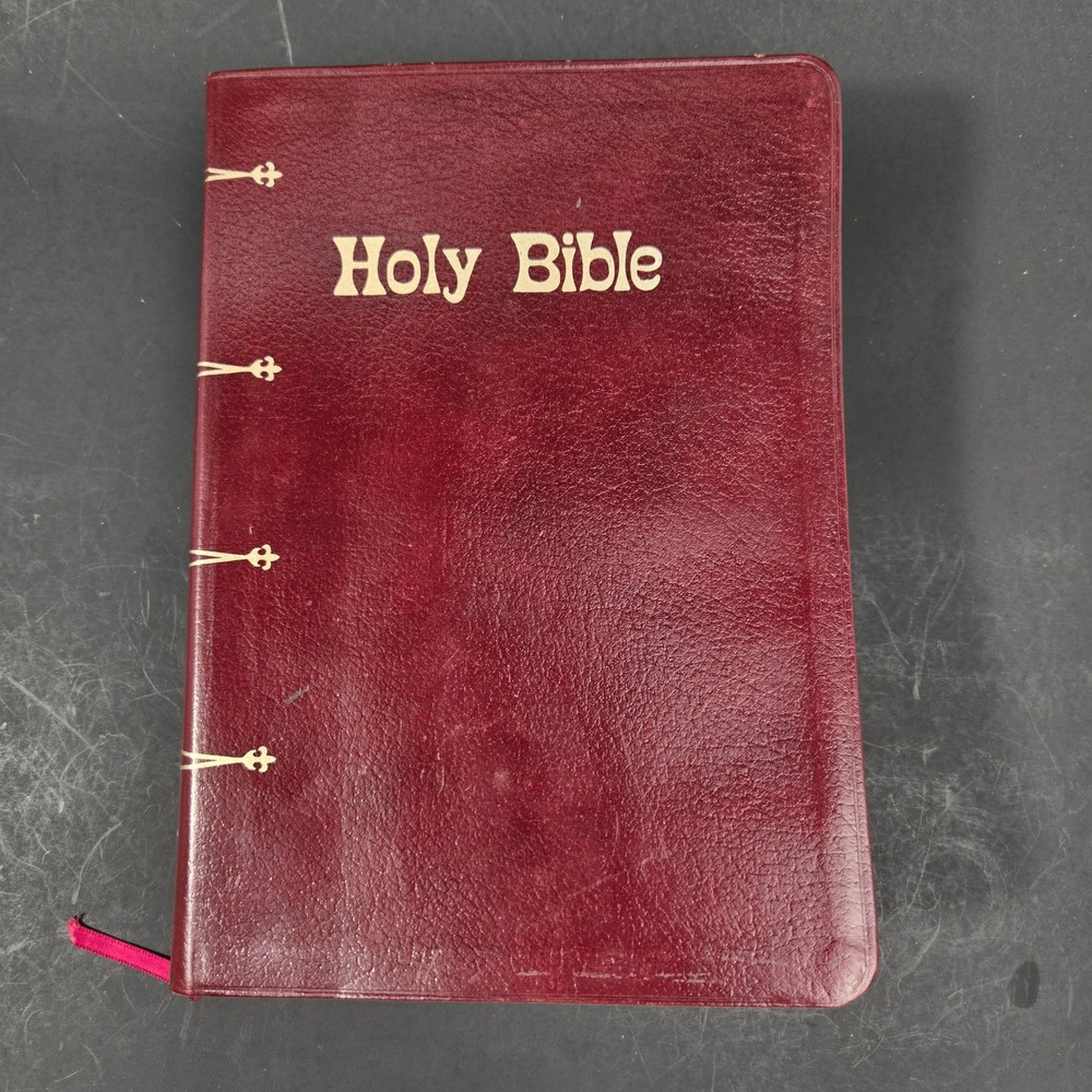 New American Bible Catholic Edition Giant Print Thomas Nelson 1976 Burgundy NAB